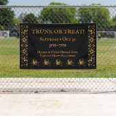 ハロウィン |バナー |トランクまたはトリート！ 横断幕 (インサイチュ)