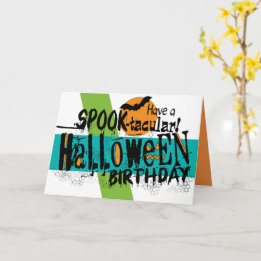 ハロウィン・バースデーカードで特別な誕生日を祝おう カード