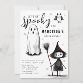 ハロウィン・バースデーパーティーをしよう 招待状 (正面)