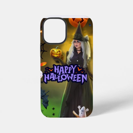 ハロウィン・バースデー招待状 Spooktacular iPhoneケース (裏面)