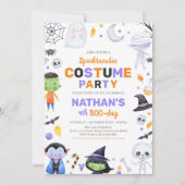 ハロウィン・バースデー・コスチューム・パーティー 招待状 (正面)