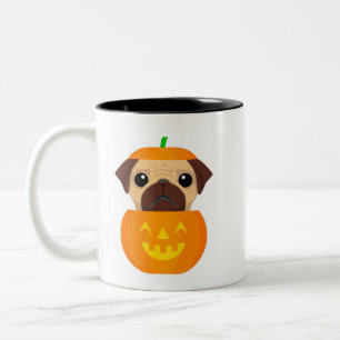 ハロウィン パグキン コーヒーマグ ツートーンマグカップ
