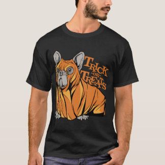 ハロウィン パグ 衣装 トリック オア トリート かわいい犬 Tシャツ