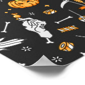 ハロウィン パターン 2 ポスター (角)