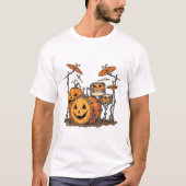 ハロウィン・パンプキンドラムセット Tシャツ (正面)
