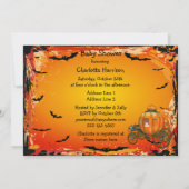 ハロウィン　パンプキンプリンス　男の子　ベビーシャワー 招待状 (裏面)