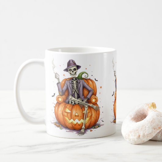 ハロウィン パンプキンマグ コーヒーマグカップ (ドーナツ)