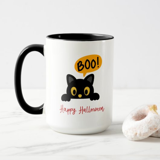 ハロウィン パンプキンマグ マグカップ (ドーナツ付き)