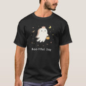 ハロウィン パンプキン おばけ Boo-tiful Day Tシャツ (正面)