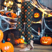 ハロウィン パンプキン と ドクロ の 祭典 レギンス