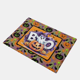 ハロウィン パンプキン ウェルカム ドアマット