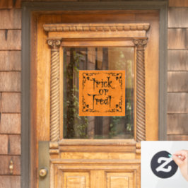 ハロウィン パンプキン オレンジ トリック・オア・トリート ウィンドウサイン