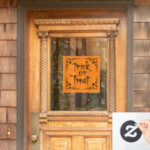 ハロウィン パンプキン オレンジ トリック・オア・トリート ウィンドウサイン