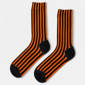 ハロウィン パンプキン オレンジ ブラック ソックス (左)