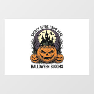 ハロウィン パンプキン キャッスル ヴィンテージ スプーキー Tシャツ_1 ウィンドウサイン