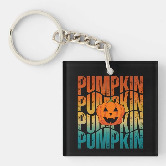 ハロウィン パンプキン キーホルダー (正面)