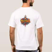 ハロウィン パンプキン グラフィティ アート Tシャツ (裏面)
