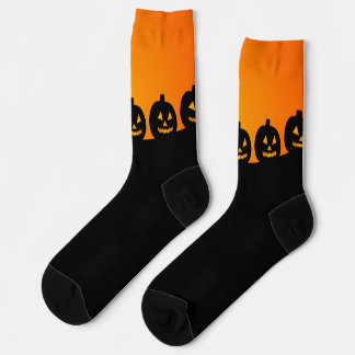 ハロウィン・パンプキン・シルエットソックス ソックス
