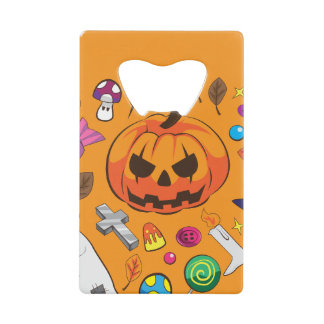 ハロウィン パンプキン ジャック・オ・ランタン クレジットカード栓抜き