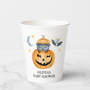 ハロウィン パンプキン ジャック・オ・ランタン ベビーシャワー 紙コップ