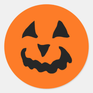 ハロウィン パンプキン ハロウィン ラウンドシール