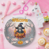 ハロウィン パンプキン パッチ ペーパープレート (パーティー)