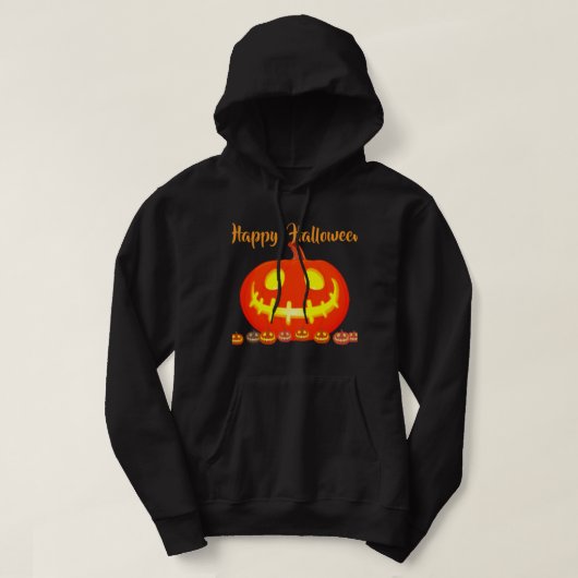 ハロウィン パンプキン パーカ (デザイン正面)