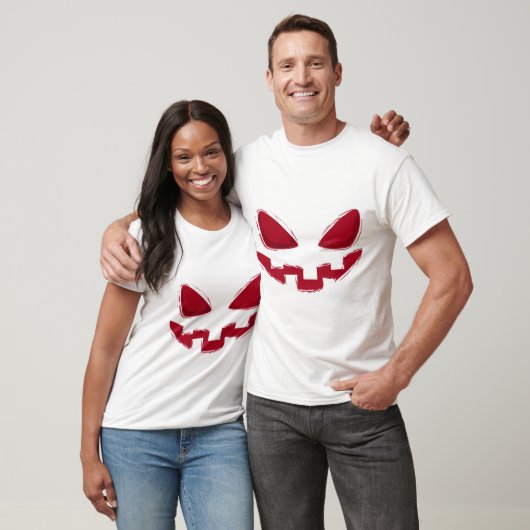ハロウィン パンプキン フェイス   Tシャツ (ユニセックス)
