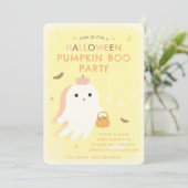 ハロウィン パンプキン ブー パーティー招待状 招待状 (スタンド正面)