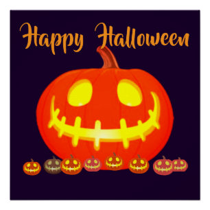 ハロウィン パンプキン ポスター