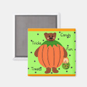 ハロウィン パンプキン マグネット (正面/裏面)