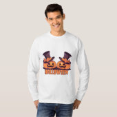 ハロウィン パンプキン メンズTシャツ Tシャツ (正面フル)