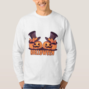 ハロウィン パンプキン メンズTシャツ Tシャツ