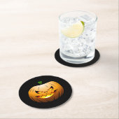 ハロウィン パンプキン ラウンドペーパーコースター (インサイチュ)