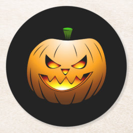 ハロウィン パンプキン ラウンドペーパーコースター