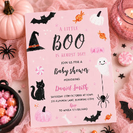 ハロウィン パンプキン リトルブー ベビーシャワー 招待状