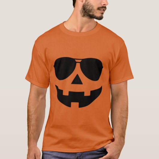 ハロウィン パンプキン 面白い Tシャツ (正面)