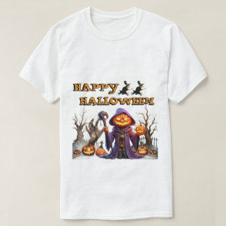 ハロウィン パンプキン 魔法使い 面白い ハロウィン  Tシャツ