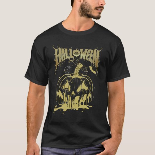 ハロウィン パンプキン HP2509A🎃 Tシャツ (正面)