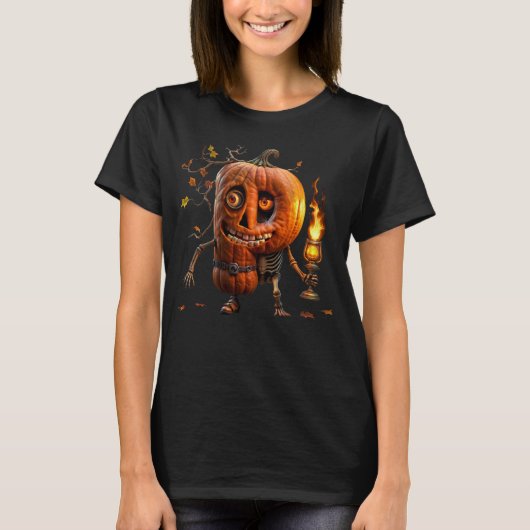 ハロウィン パンプキン Tシャツ (正面)