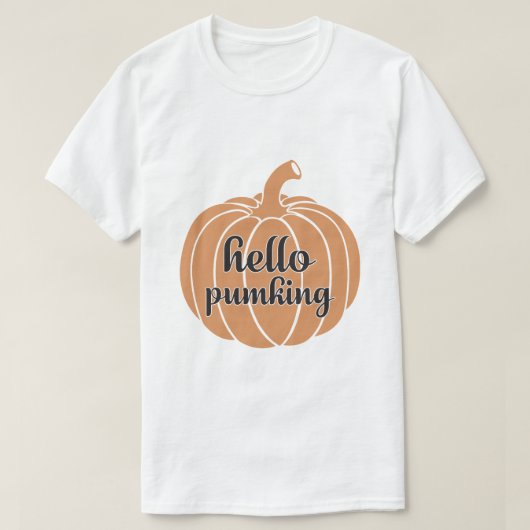 ハロウィン パンプキン Tシャツ (デザイン正面)