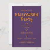 ハロウィン パーソナライズド 招待状 カード (裏面)