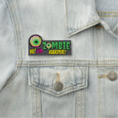 ハロウィン パーソナライズド "Hi I’m Zombie" 面白い 名札 (インサイチュ)