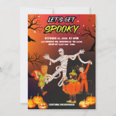 ハロウィン・パーティーを楽しもう 招待状 (正面)