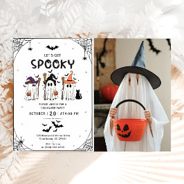 ハロウィン パーティーを楽しもう Let's Get Spooky Halloween Party  招待状