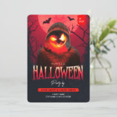ハロウィン パーティー ハンティング パンプキンマン 招待状 (スタンド正面)