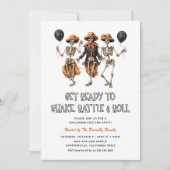 ハロウィン・パーティー Rattle & Roll 招待状 (正面)