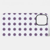 ハロウィン パープルドットアイ iPhoneケース (裏面横)