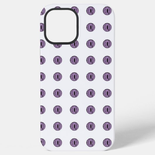 ハロウィン パープルドットアイ iPhoneケース (裏面)