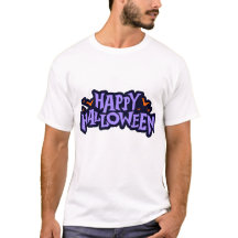 ハロウィン パープル オレンジ コウモリ グラフィック